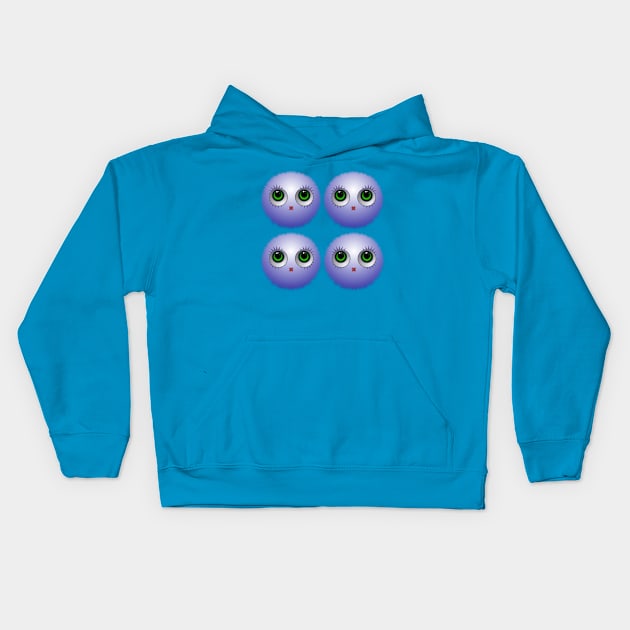 Fluffikins 2. Kids Hoodie by Beta Volantis